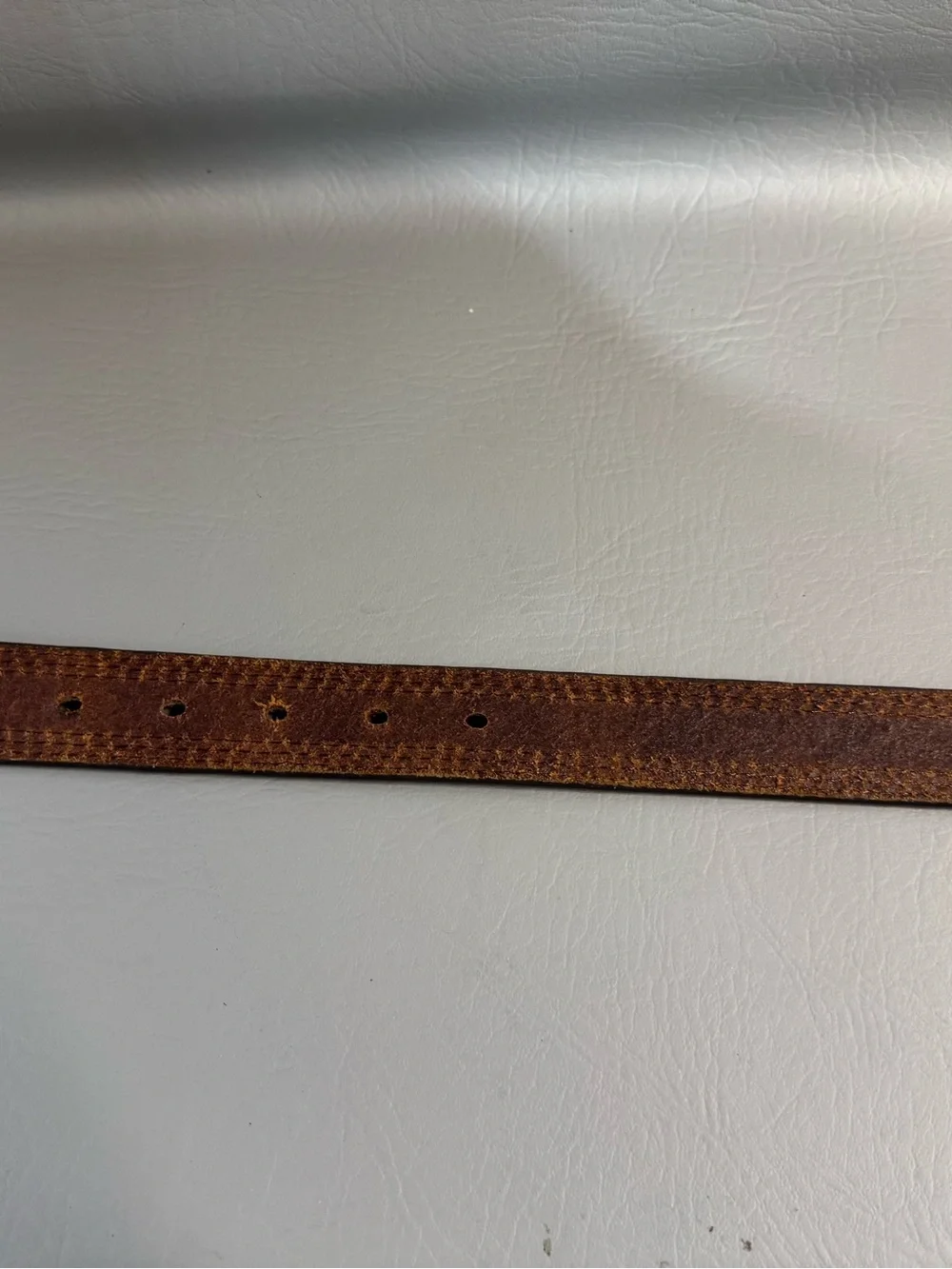 Cavender’s Child Buckle Rodeo Brown Leather Belt Sz 26-30 Western Cowboy/Cowgirl